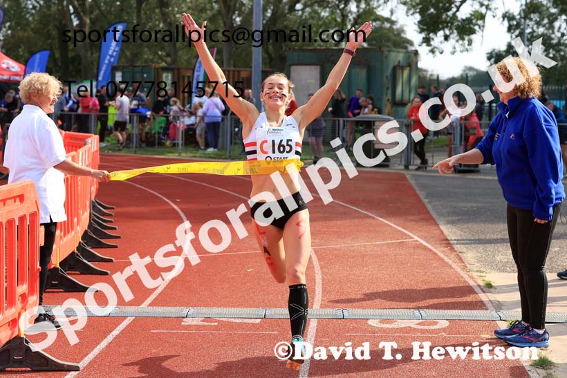 Womens Under-17s, 2024 Northern Mens 6 and Womens 4 and Youngsters Relays, Stanley Park, Blackpool.  Photo: David T. Hewitson/Sports for All Pics